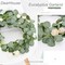 2pc Artificial Eucalyptus Garland – 6.1FT Faux Silk Eucalyptus Vines for Wedding Arch, Table Decor, Backdrop, and Home Decoration (Green)